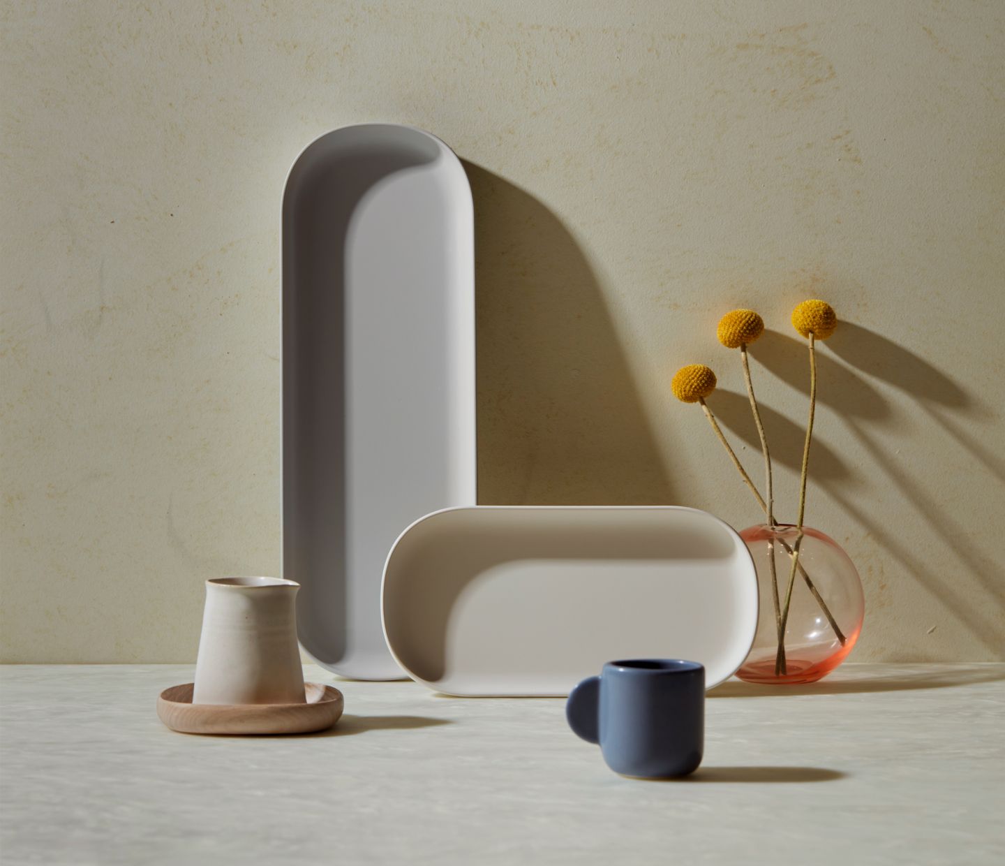 A editorial shot of nesting trays.