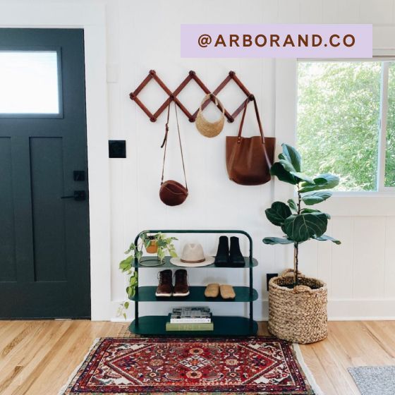 Image for [No Product Link] UGC - @arborand.co - Entryway Rack - Dark Green
