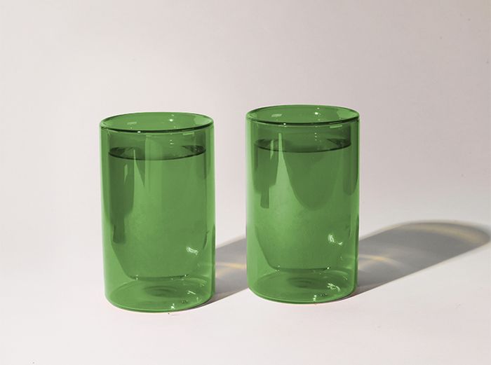 Image for Double Wall Glasses - Verde / 12 oz