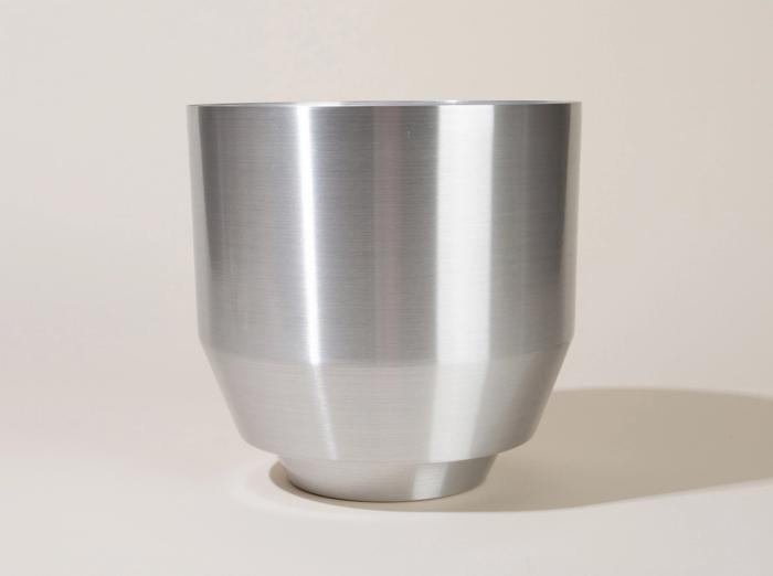 Image for Spun Planter - Aluminum / 8"