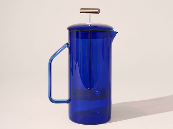 Image for Glass French Press - Cobalt