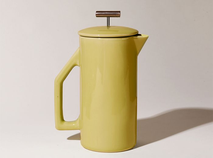 Image for Ceramic French Press - Chartreuse