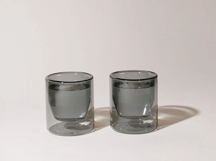 Image for Double Wall Glasses - Gray / 6 oz