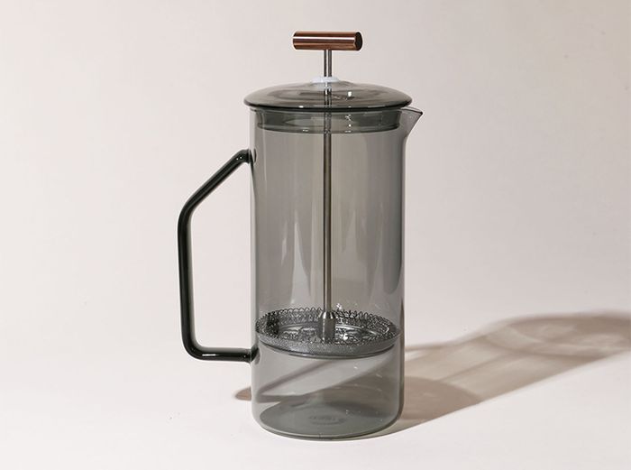 Image for Glass French Press - Gray