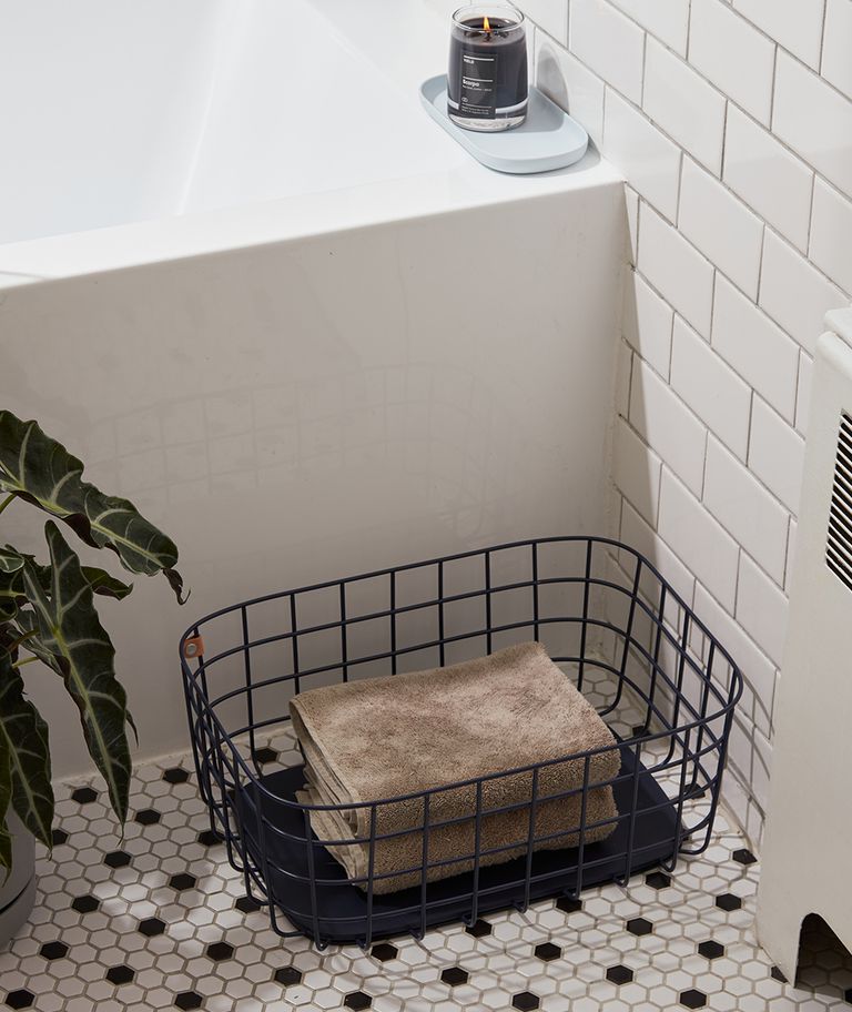 5050 Card - Refreshing Bathroom - Large Baskets - Mobile Image
