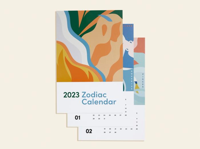Hover Image for 2023 Zodiac Calendar - Wall