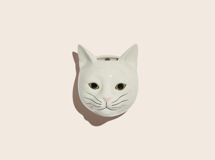 Image for Ceramic Animal Wall Vase - Cat