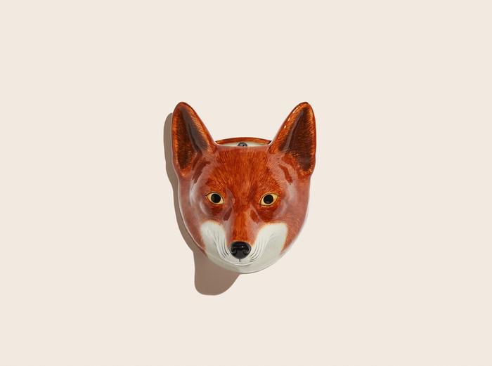 Image for Ceramic Animal Wall Vase - Fox