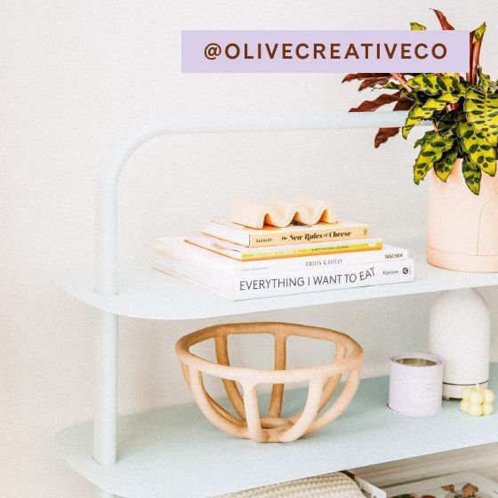 Image for [No Product Link] UGC - @olivecreativeco - Entryway Rack - Light Blue