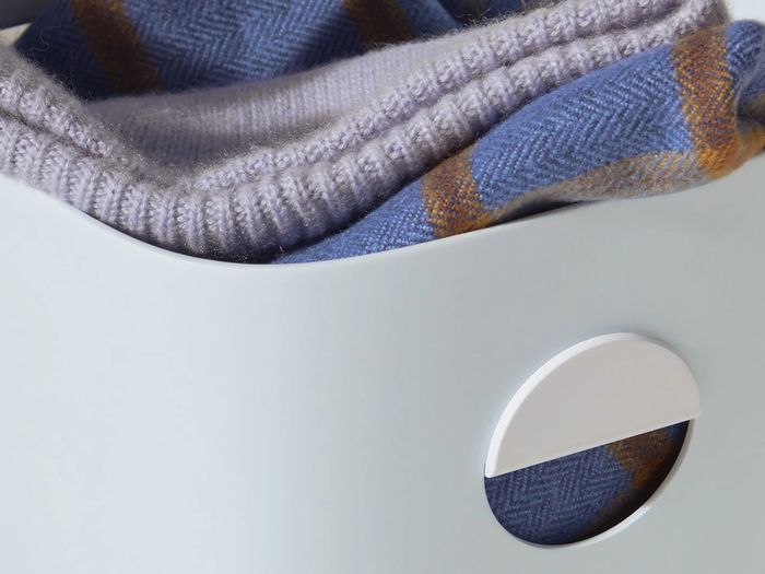 Hover Image for Medium Storage Bins - Set of 2 - No Lids / Light Blue