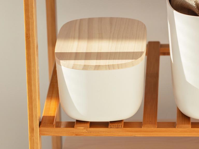 5050 Card - Small Storage Bins - Sleek + Modern Wooden Lids - Mobile Image