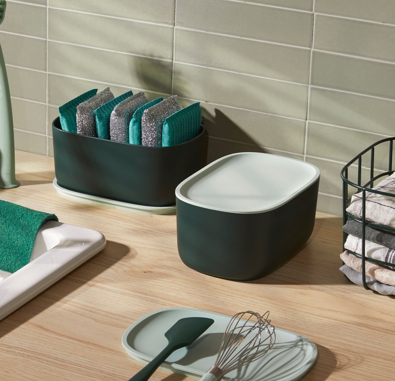 5050 Card - Small Storage Bins - Durable + Easy to Clean - Mobile Image