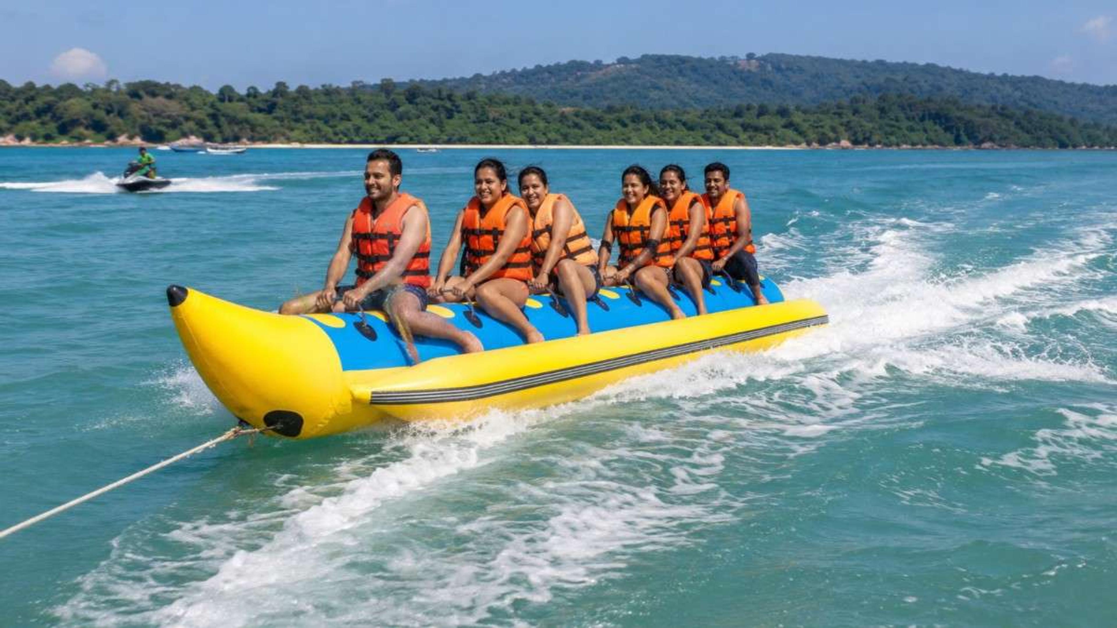 Banana Boat Ride in Havelock Island