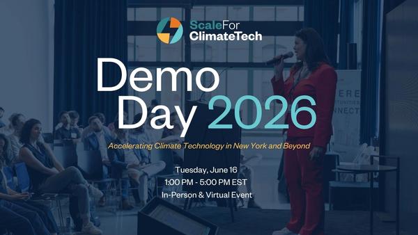 Scale For ClimateTech Demo Day 2026