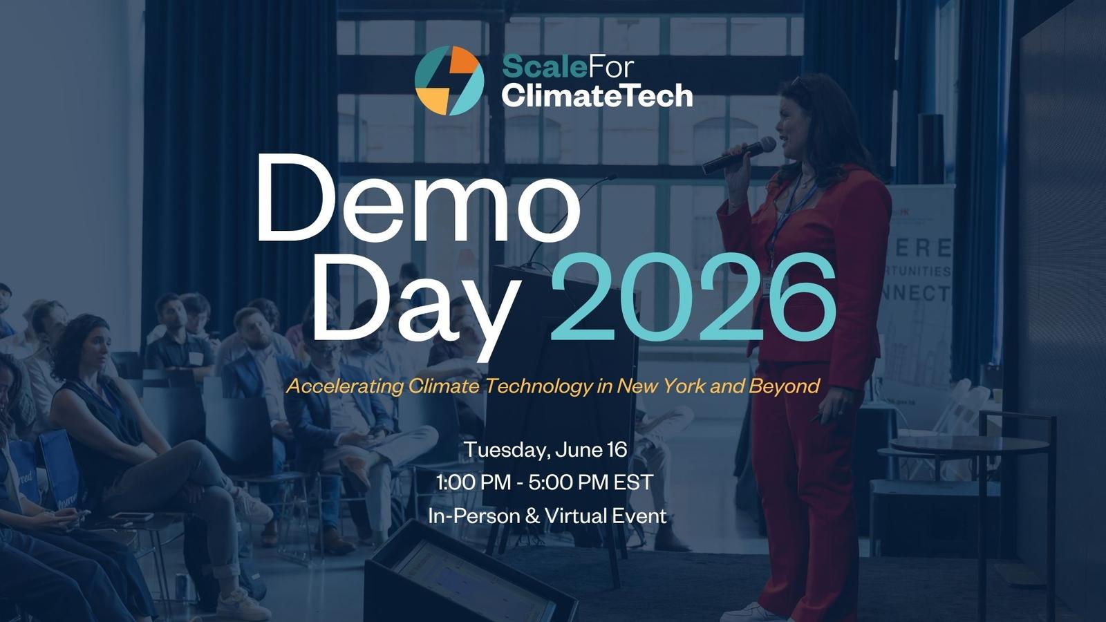 Scale For ClimateTech Demo Day 2026