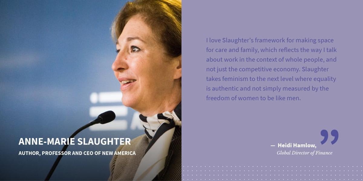 anne-marie slaughter women's history month spotlight secondmuse