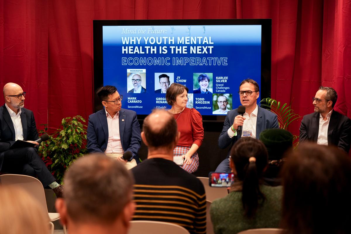 Mark Carrato, JY Chow, Dr. Karlee Silver, Gregory Renand and Todd Khozein at SecondMuse’s Session during the TPC House