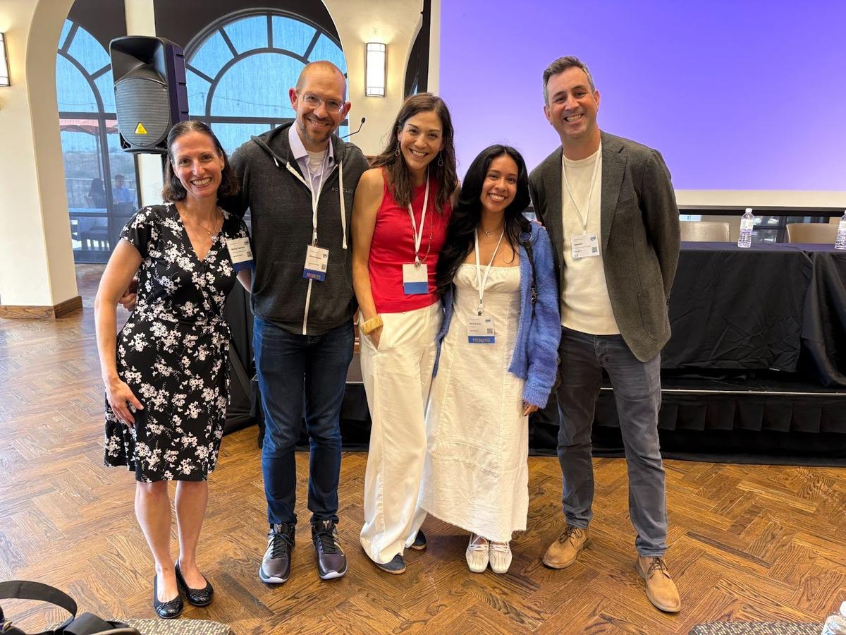 David Ball, Bethany Teachman, Jana Haritatos, Stephen Schueller and Kayla Suarez at the ISRII 13th Scientific Meeting