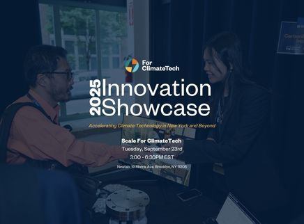 Scale For ClimateTech Innovation Showcase 2025