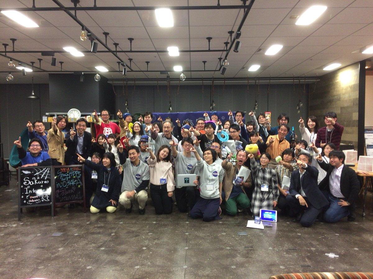 Space Apps Osaka Group Photo
