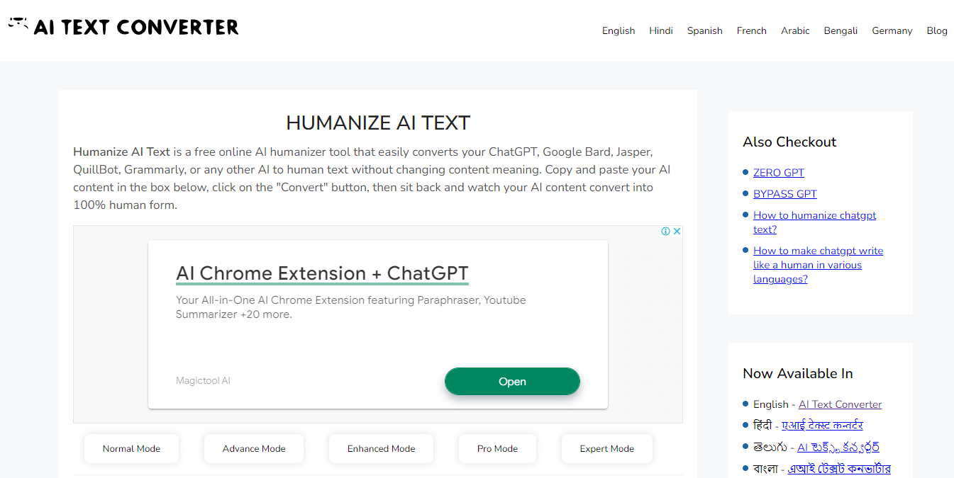 Humanize AI Text