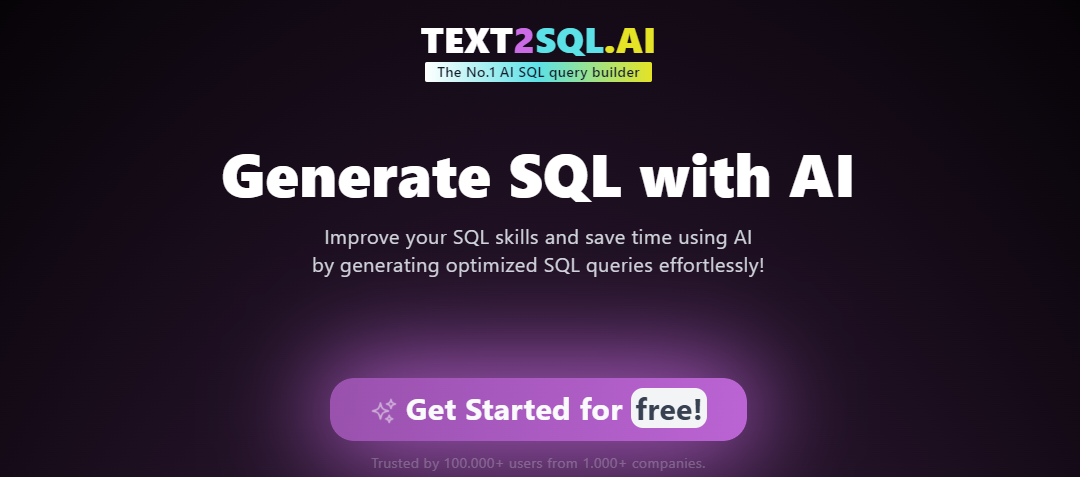 TEXT2SQL.AI