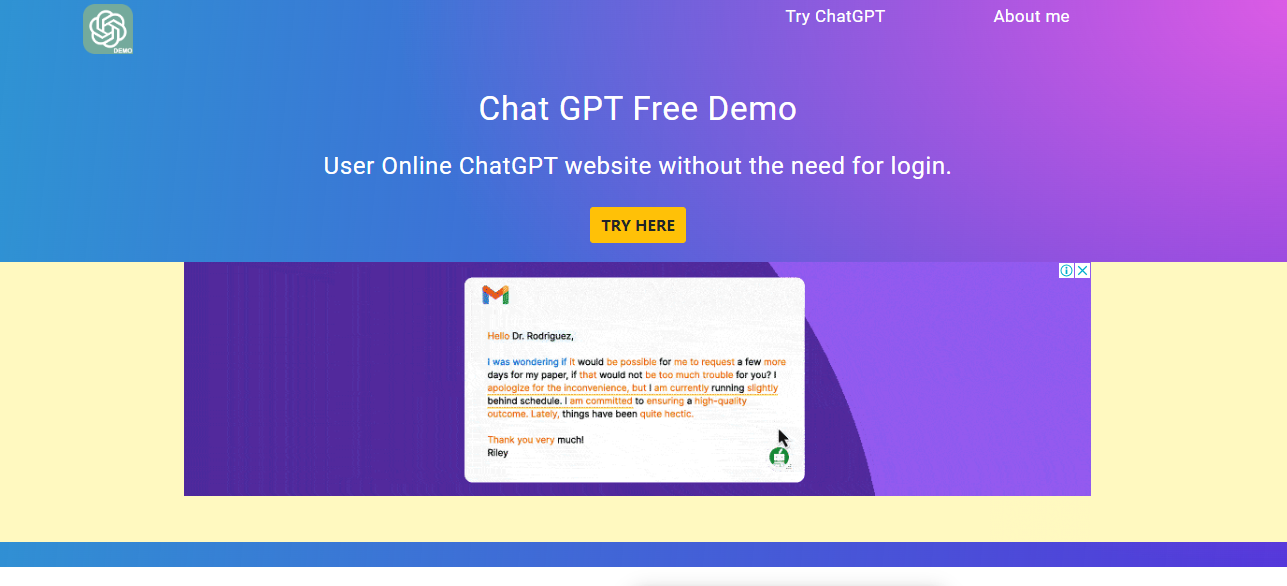 ChatGPT Demo