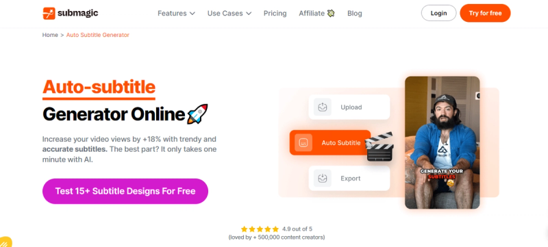Submagic AI Subtitle Generator