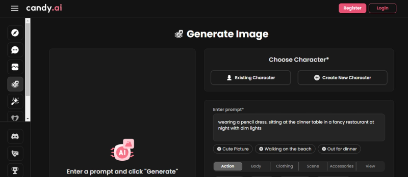 Candy.AI NSFW Image Generator