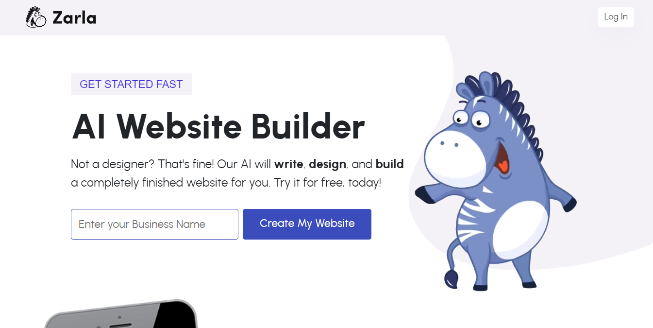 Zarla AI Website Builder