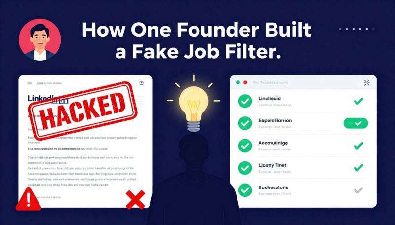Why I Built OneClick: A Founder's Journey Through Fake Job Postings