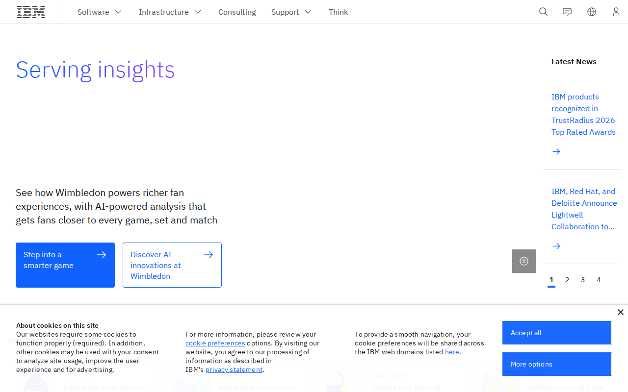 IBM Consulting cloud migration services homepage