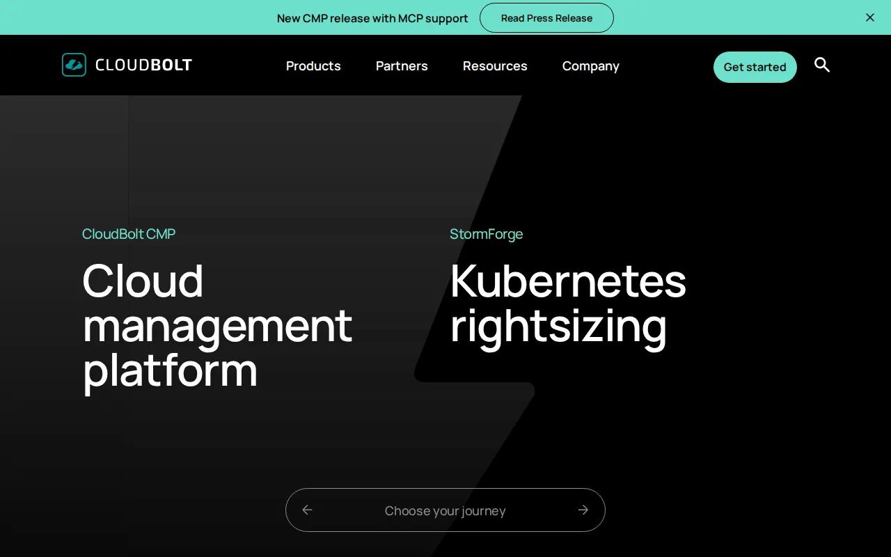 CloudBolt: visual reference for 4. CloudBolt — Unified provisioning, FinOps, and policy engine