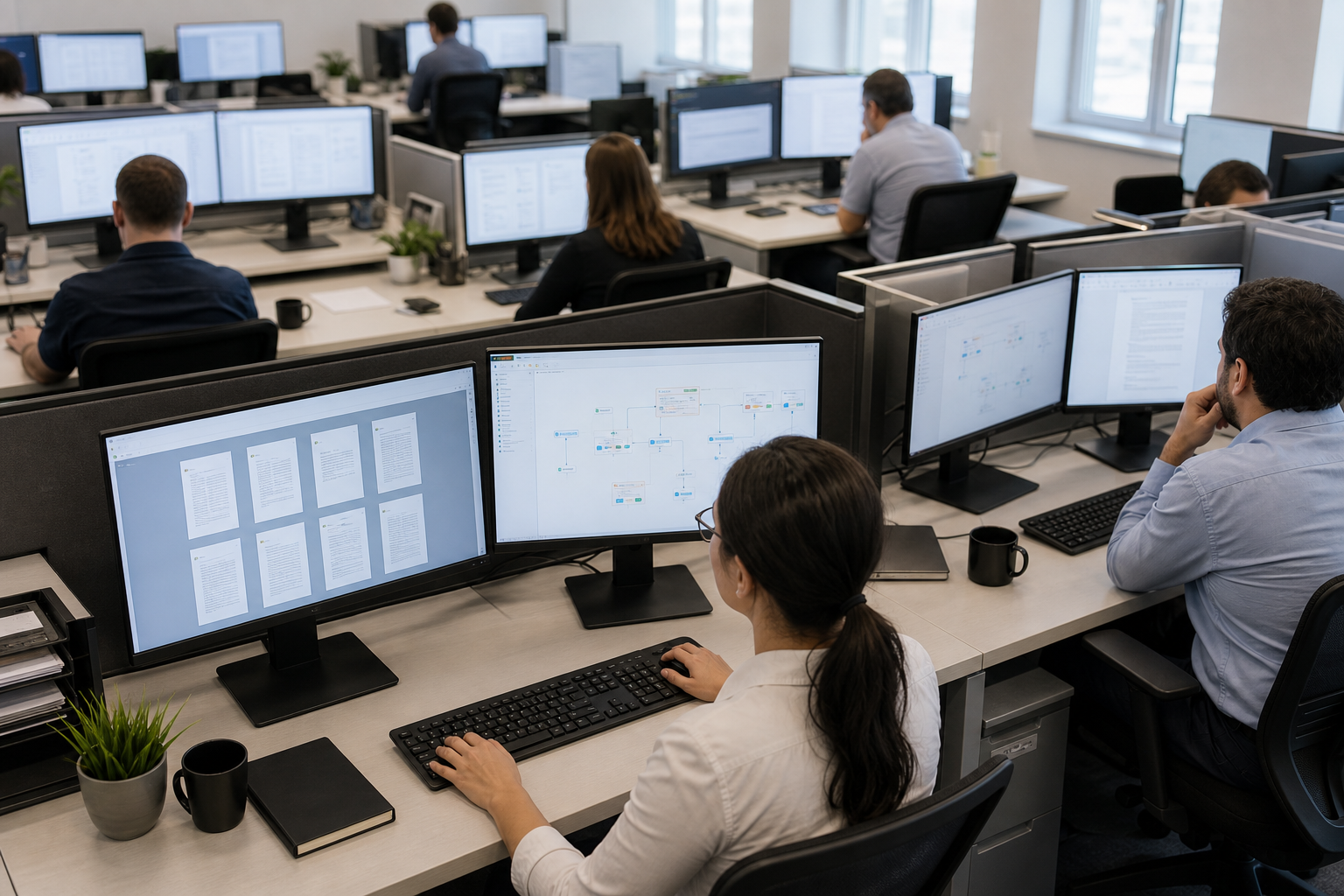 Cloud-native RPA automation processing enterprise documents at scale.