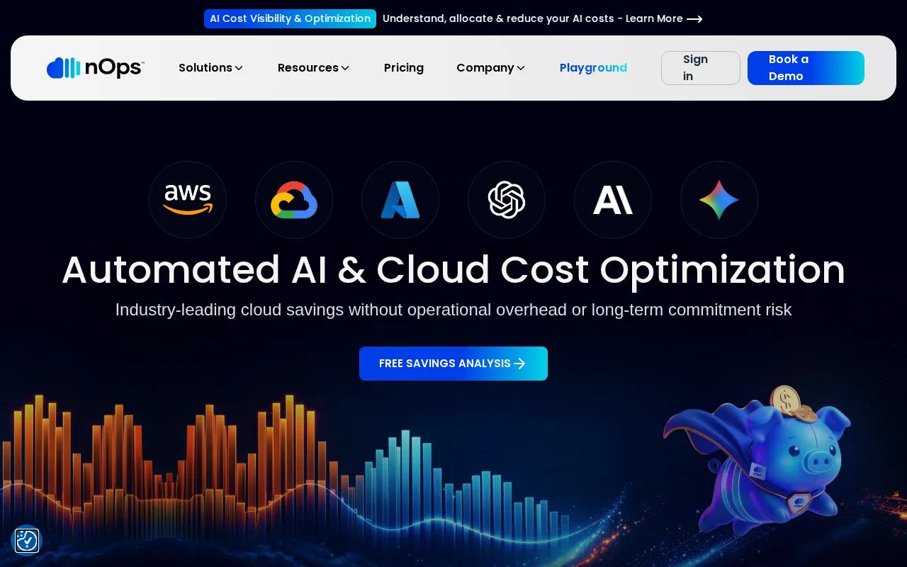 nOps: visual reference for 6. nOps — Automated AWS AI compute rightsizing and spot recommendations