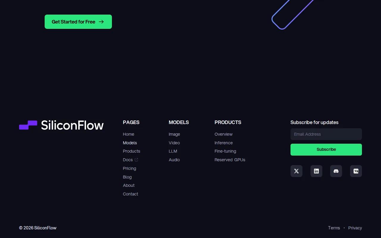 SiliconFlow: visual reference for 8. SiliconFlow — High-Performance Serving with Serverless and Dedicated Options