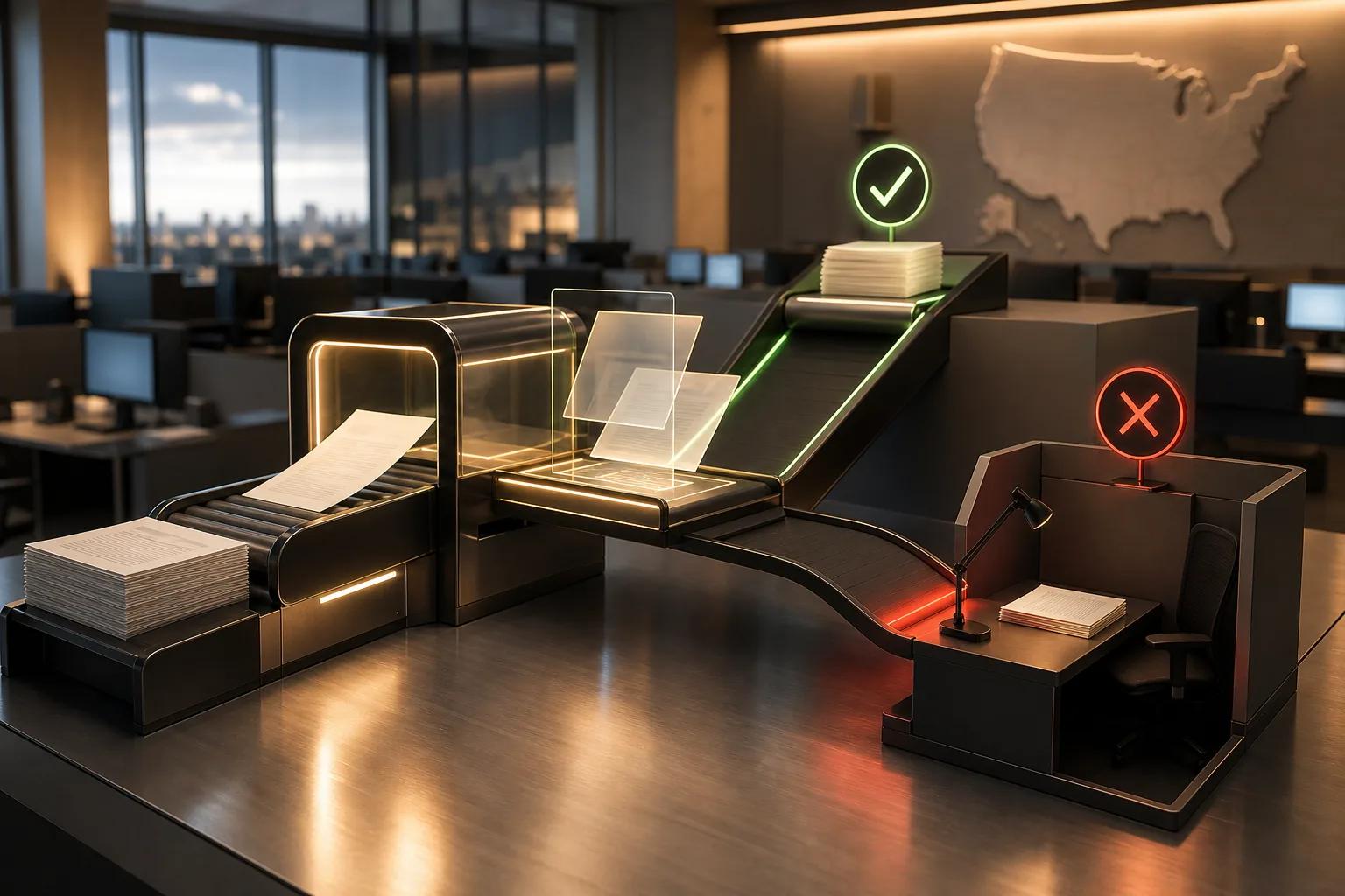 Human-reviewed AI invoice matching pilot with an exception path.
