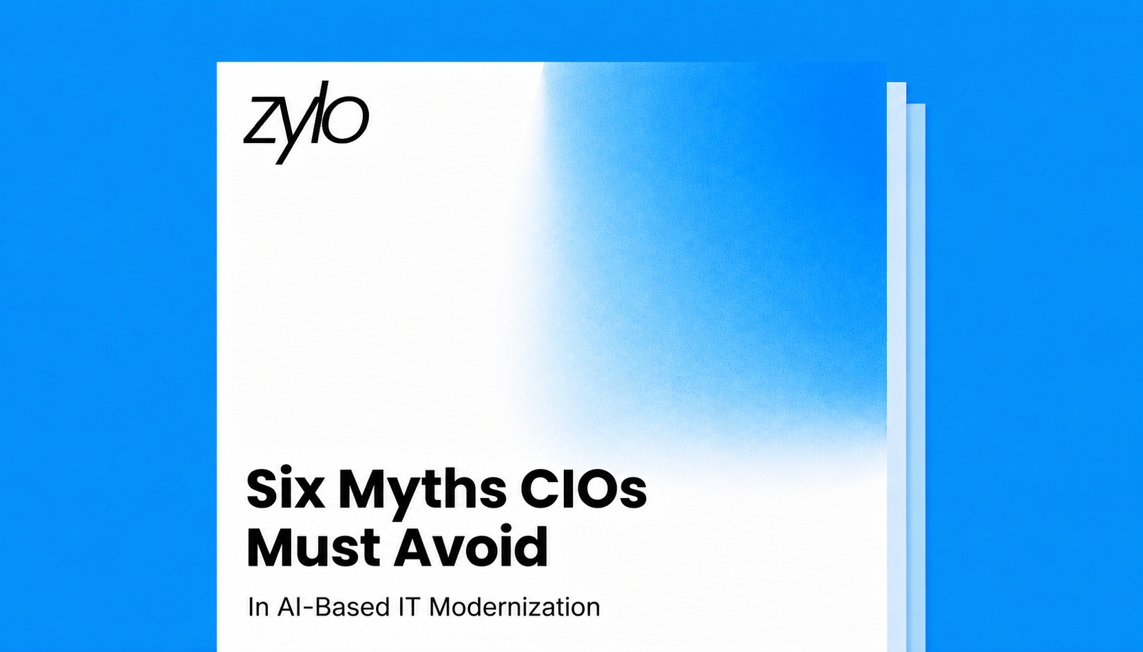 Six Myths CIOs Must Avoid in AI-Based IT Modernization