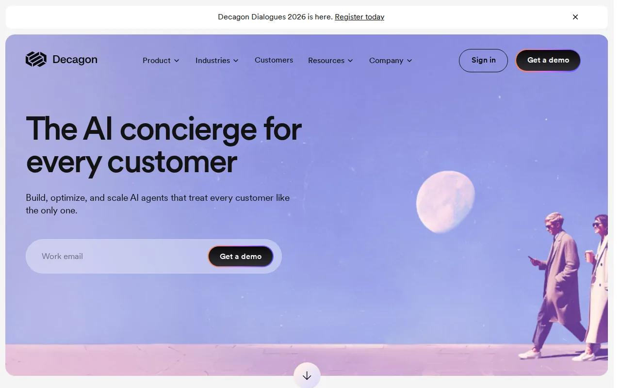 Decagon: visual reference for 7. Decagon - Best for Complex Support Workflows