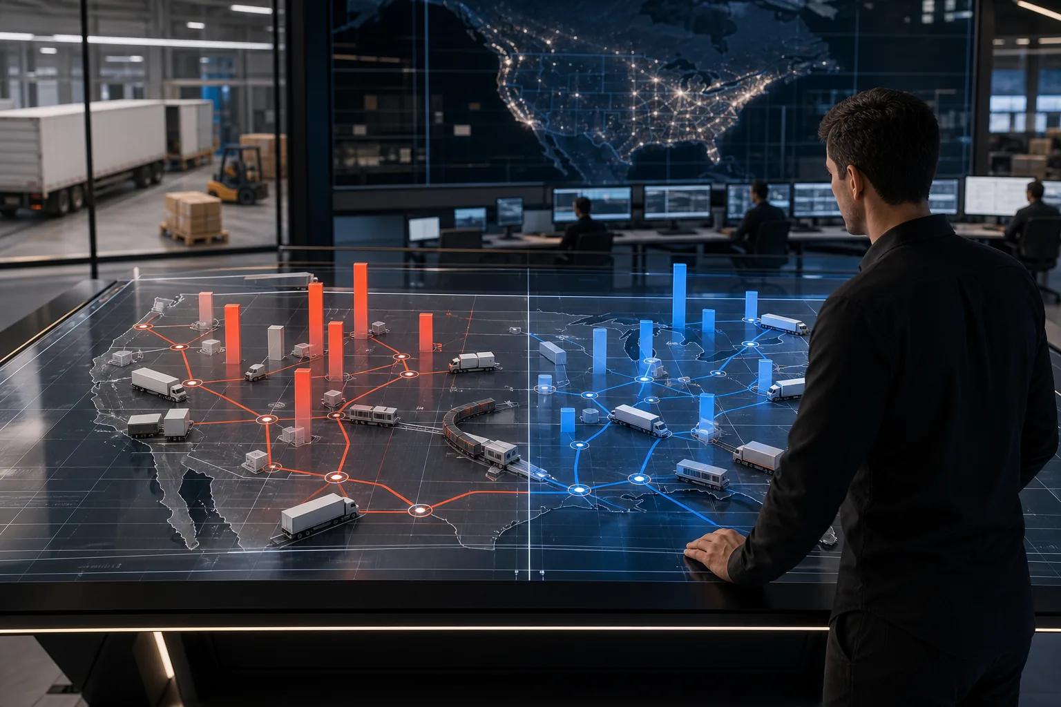 Measuring AI automation costs, supply chain savings, and ROI in a US operations center.