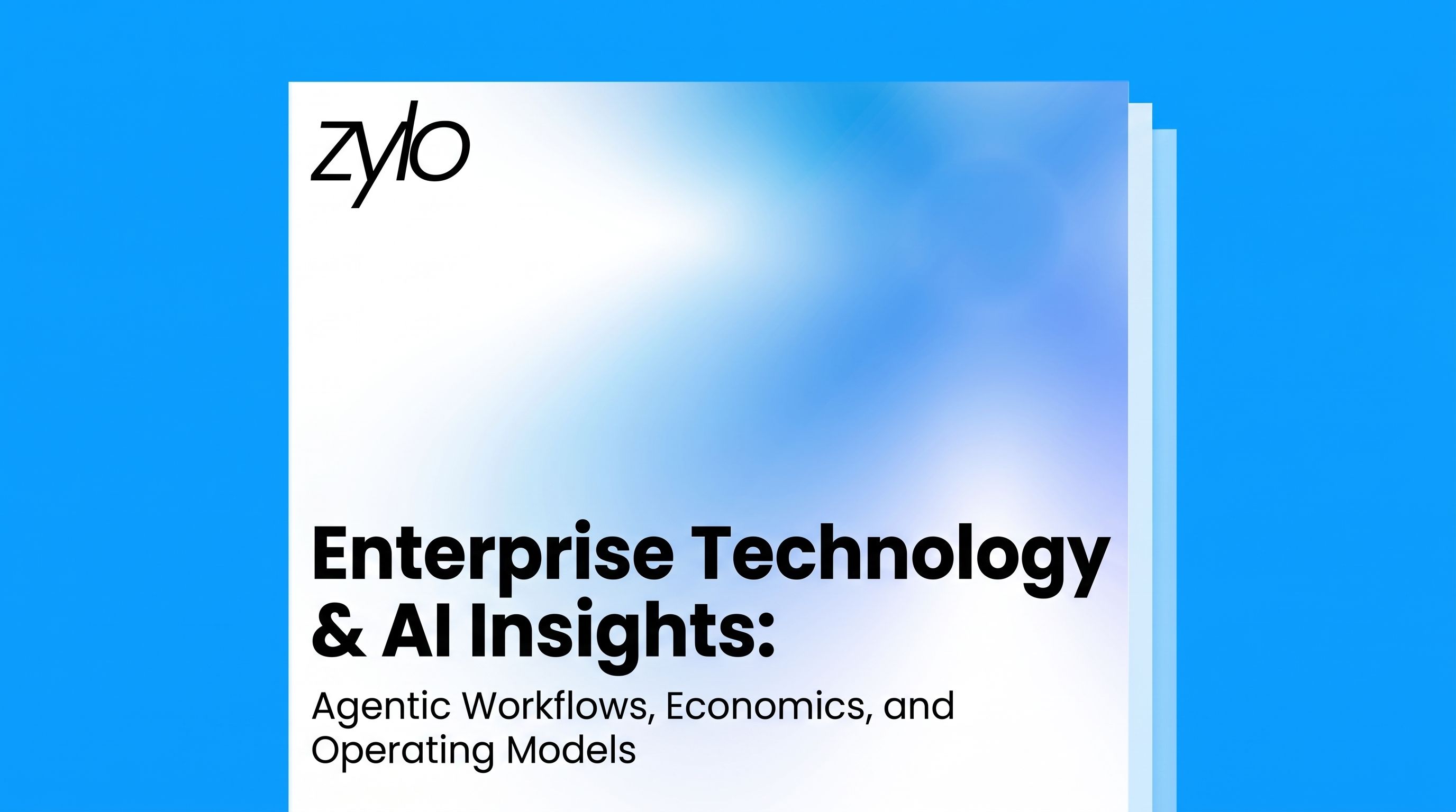 Enterprise Technology & AI Insights: Agentic Workflows, Economics, and Operating Models