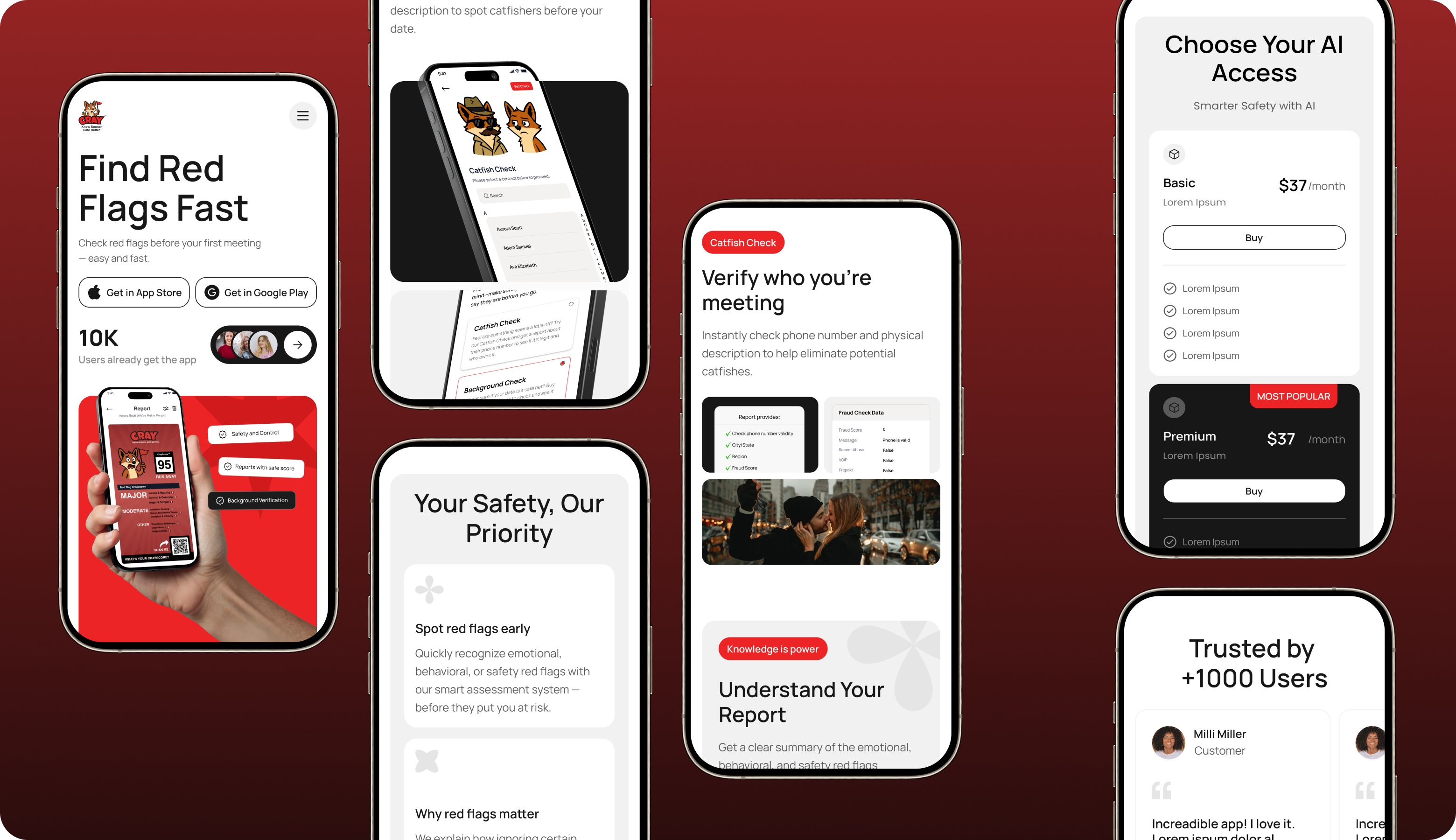 Mobile screens right