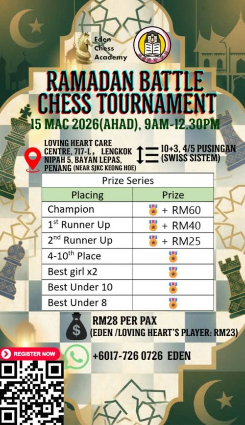 Ramadan Battle Chess Tournament poster