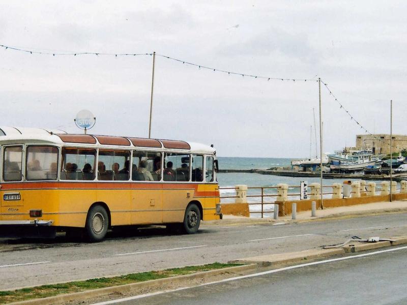 Malta Bus Mellieha Bay Feb 2009, placeholder for db Seabank Resort