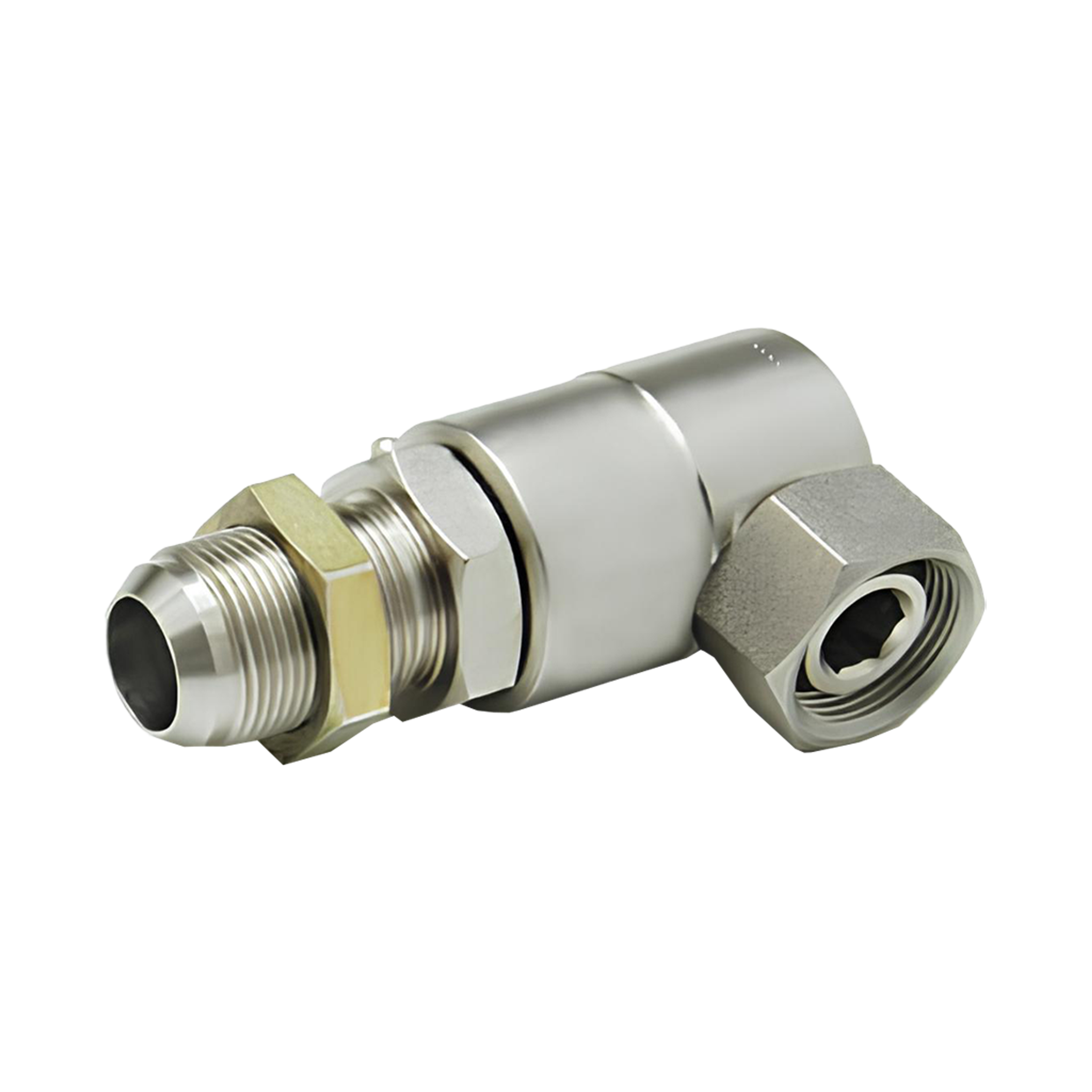 Male JIC Bulkhead (37◦) X Pipe Swivel (NPSM) | Super Swivels®