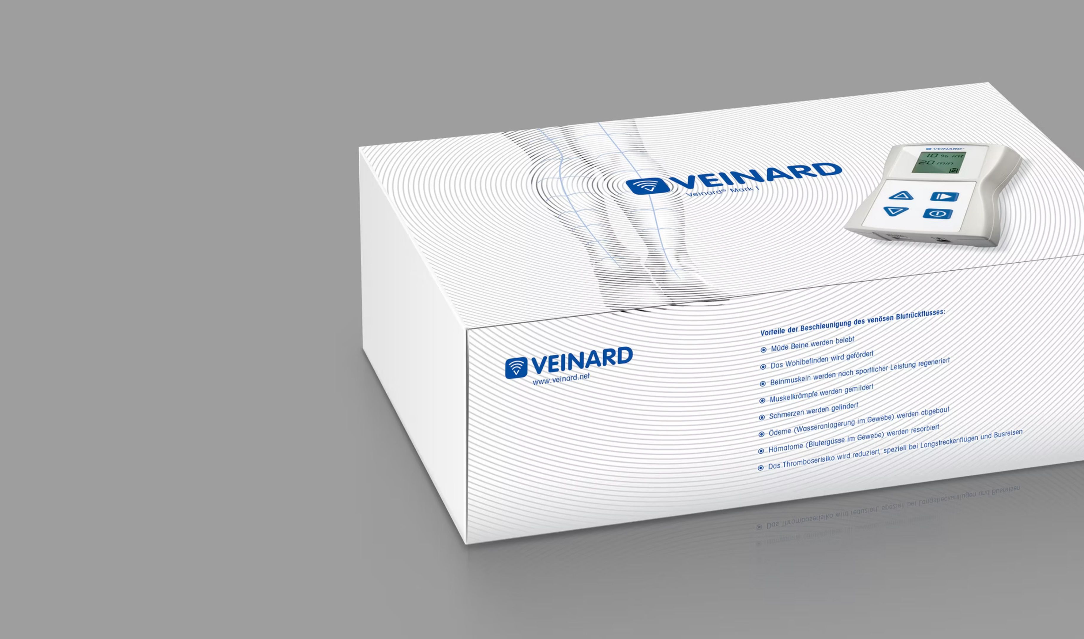 A structured, trustworthy packaging concept.