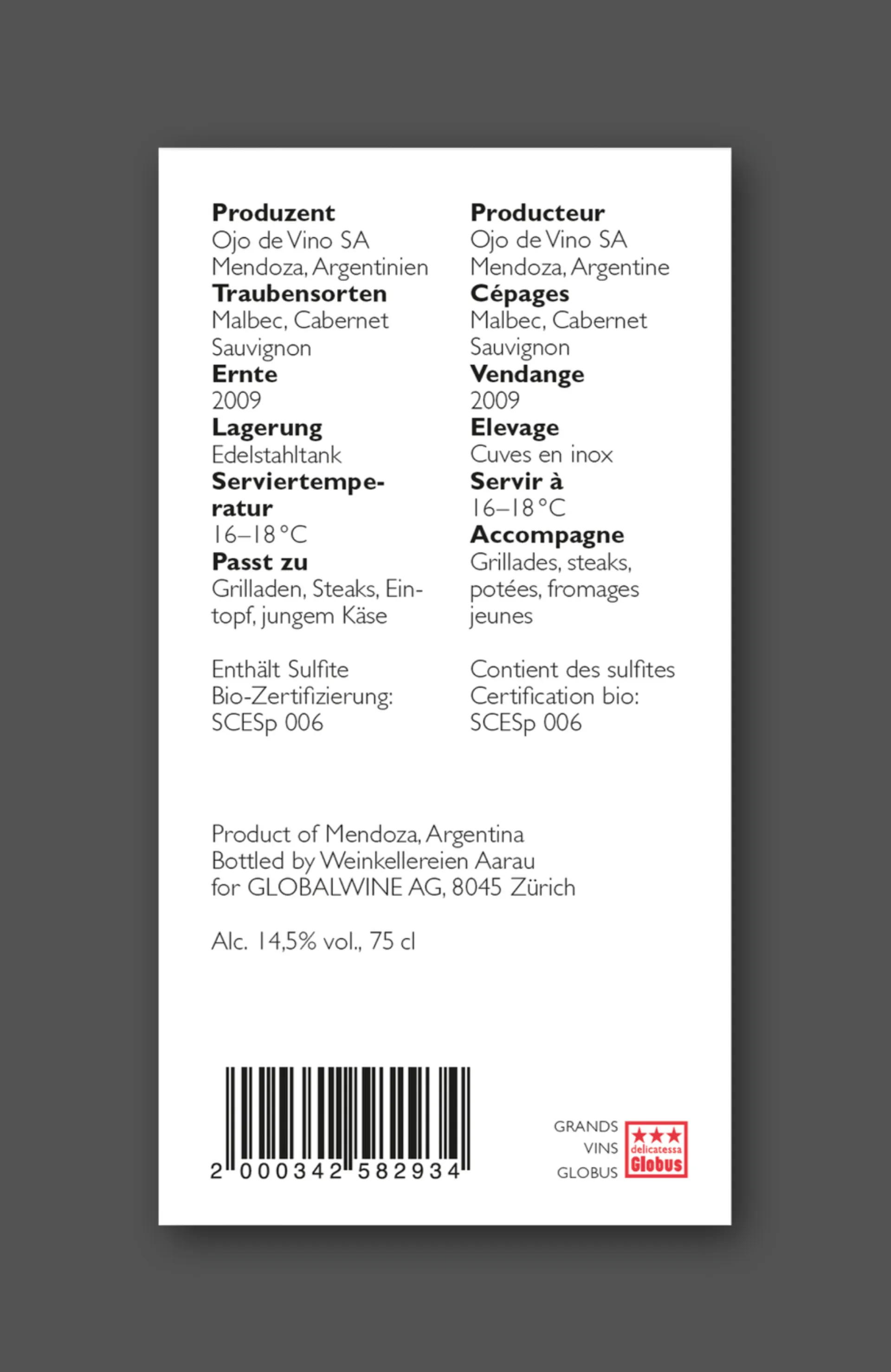 Изображение от проекта Globus Delicatessa — project image 4