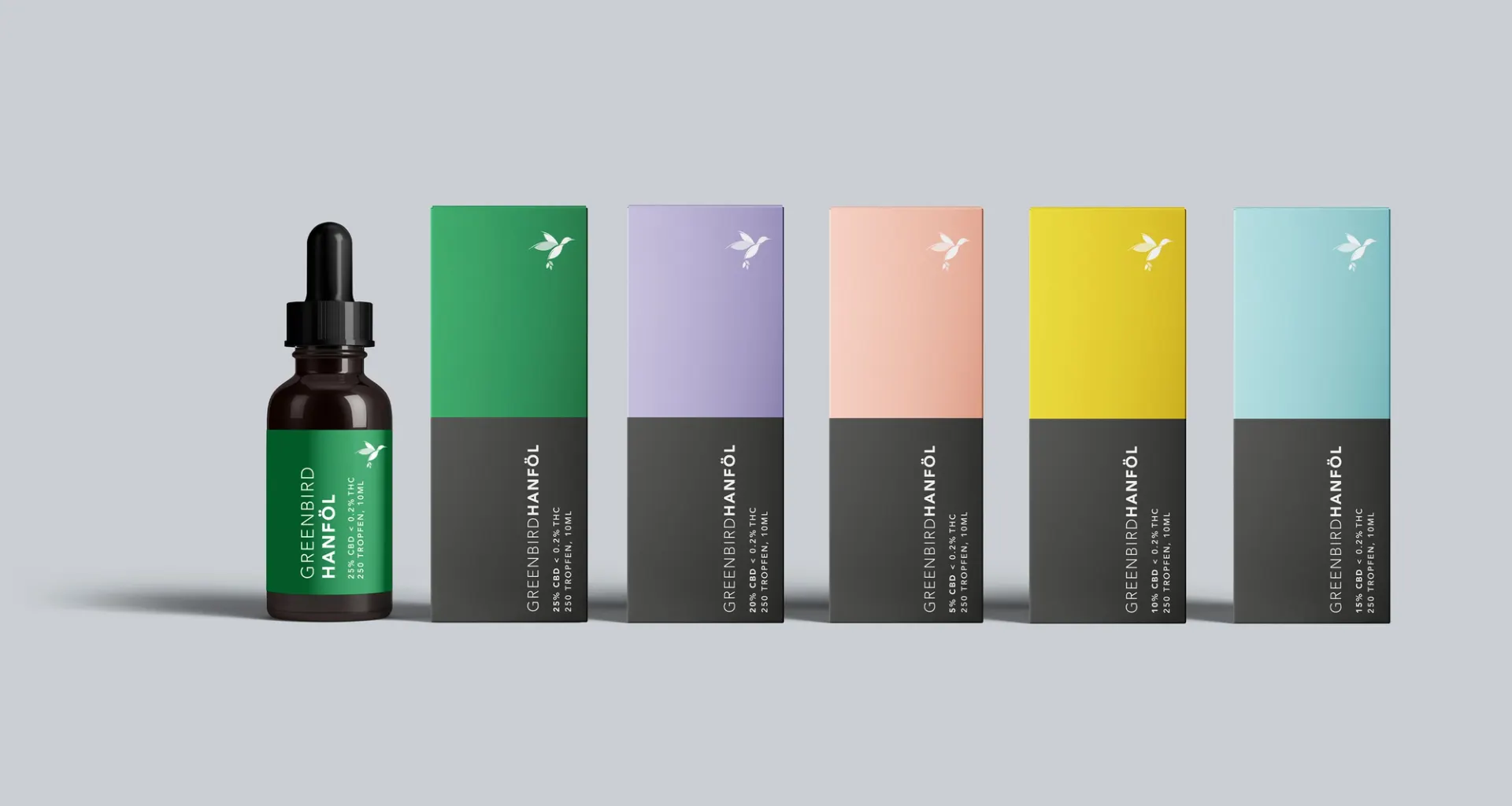 A contemporary identity system defined by soft colour.