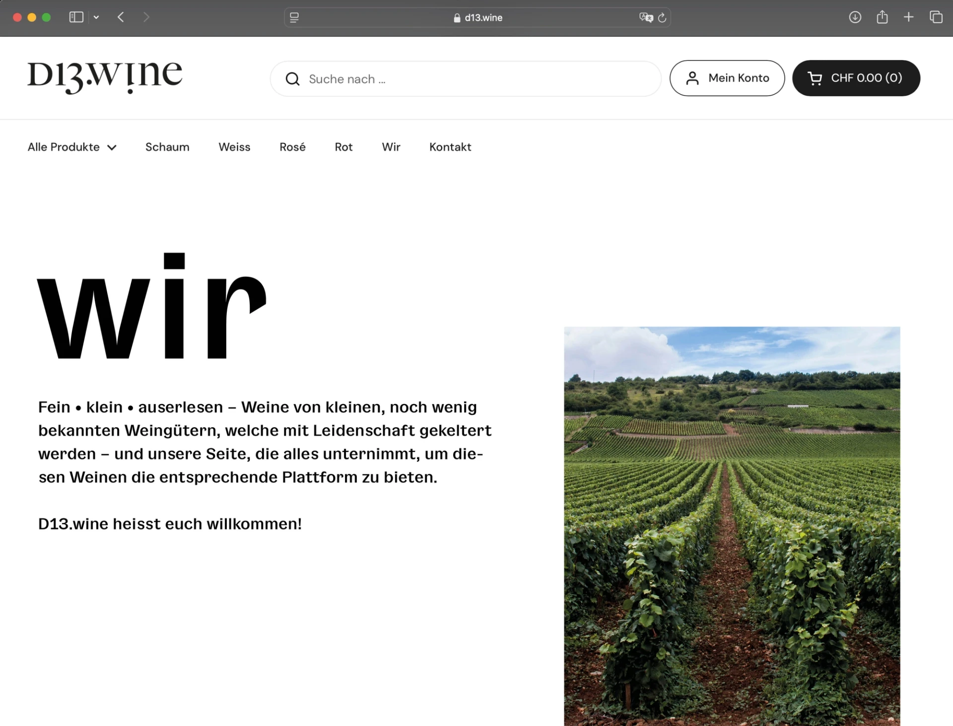 Visual aus dem Projekt D.13 Wine — project image 4