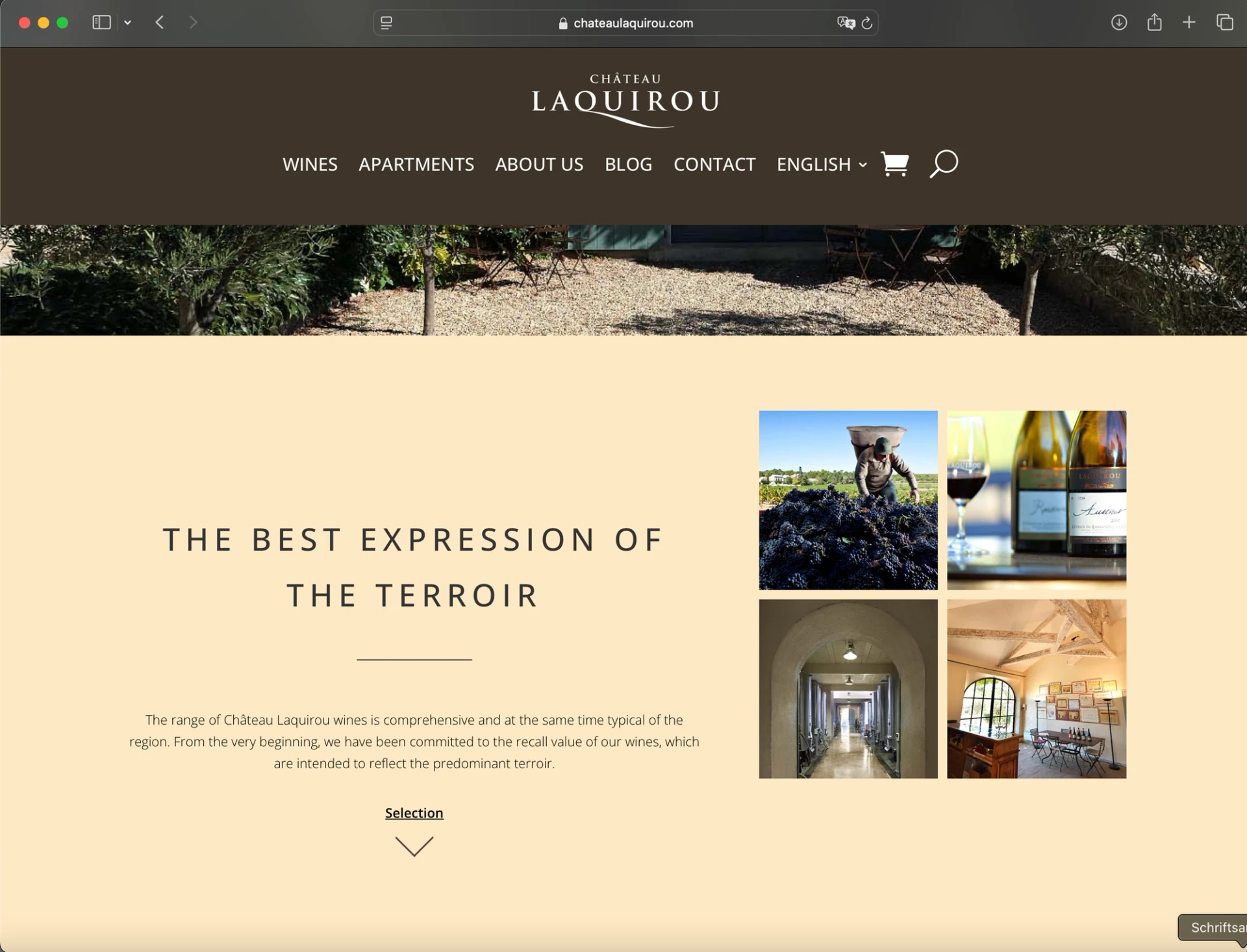 Visual aus dem Projekt Château Laquirou Winery — project image 7